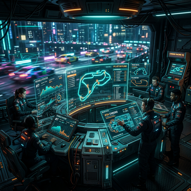 SolCars Racing command center